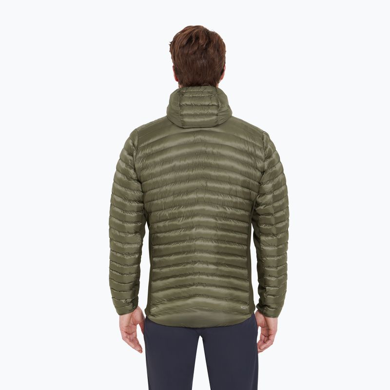 Pánska bunda Rab Cirrus Flex Hoody light khaki/army down 3