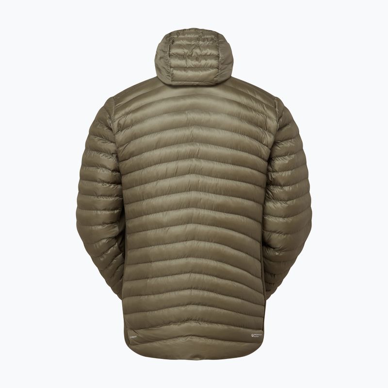 Pánska bunda Rab Cirrus Flex Hoody light khaki/army down 5