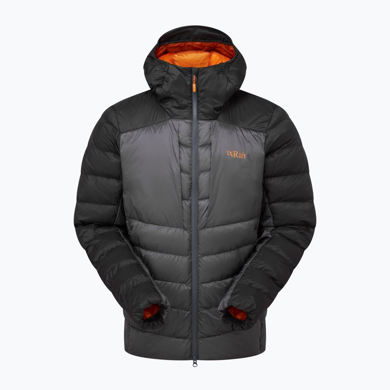 Pánska páperová bunda Rab Cirrus Ultra Hoody anthracite/graphene 4