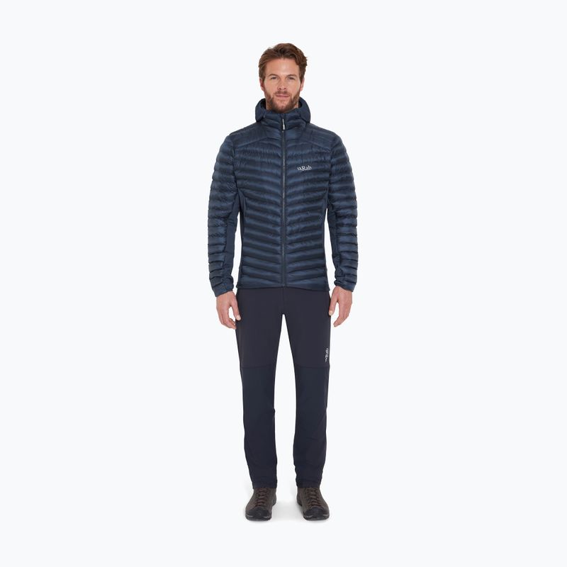 Pánska zateplená bunda Rab Cirrus Flex Hoody tempest blue 2