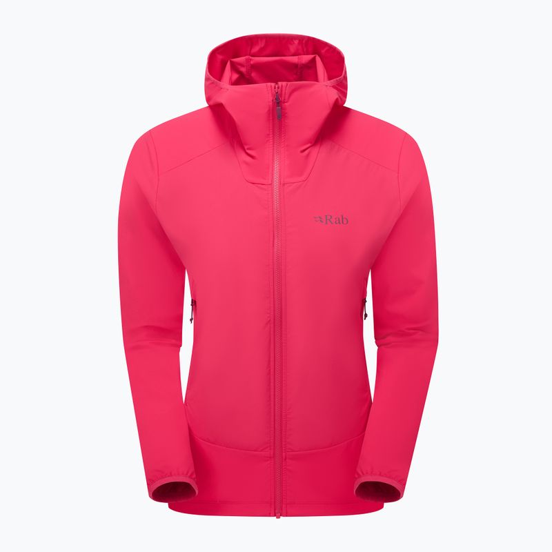 Dámska softshellová bunda Rab Borealis Hoody watermelon