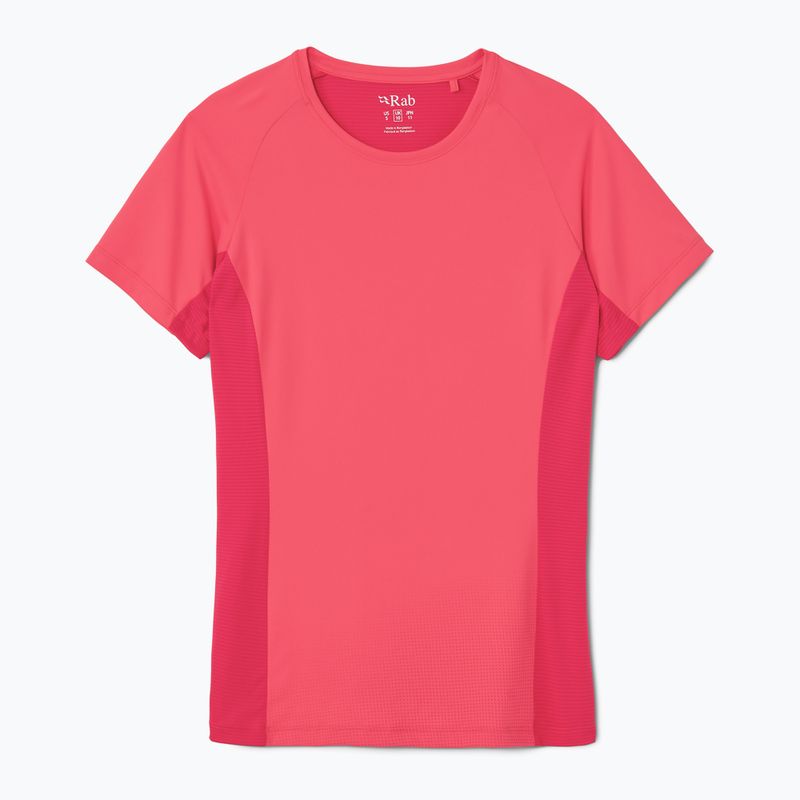 Dámske tričko Rab Trail Tee hibiscus/watermelon