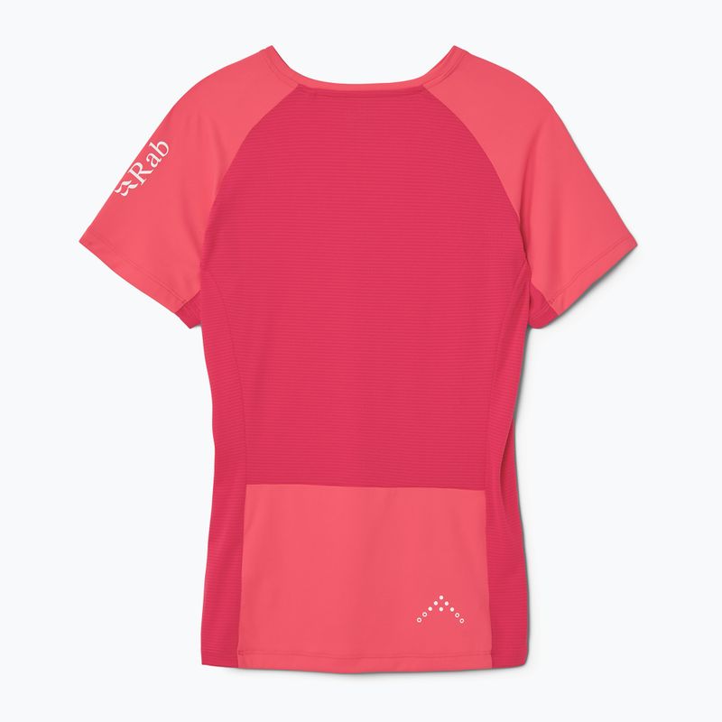 Dámske tričko Rab Trail Tee hibiscus/watermelon 2