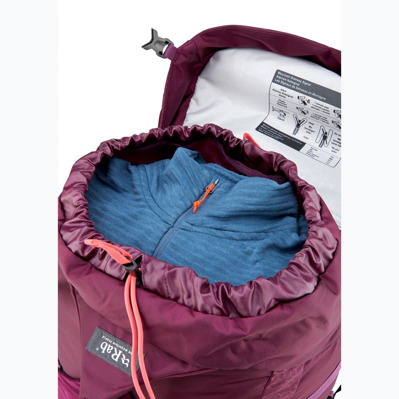 Dámsky turistický batoh Rab Exion 35 l mulberry 6