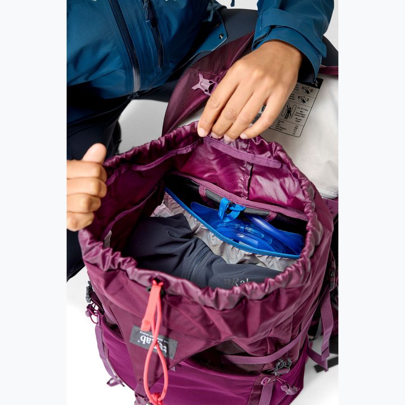 Dámsky turistický batoh Rab Exion 35 l mulberry 14