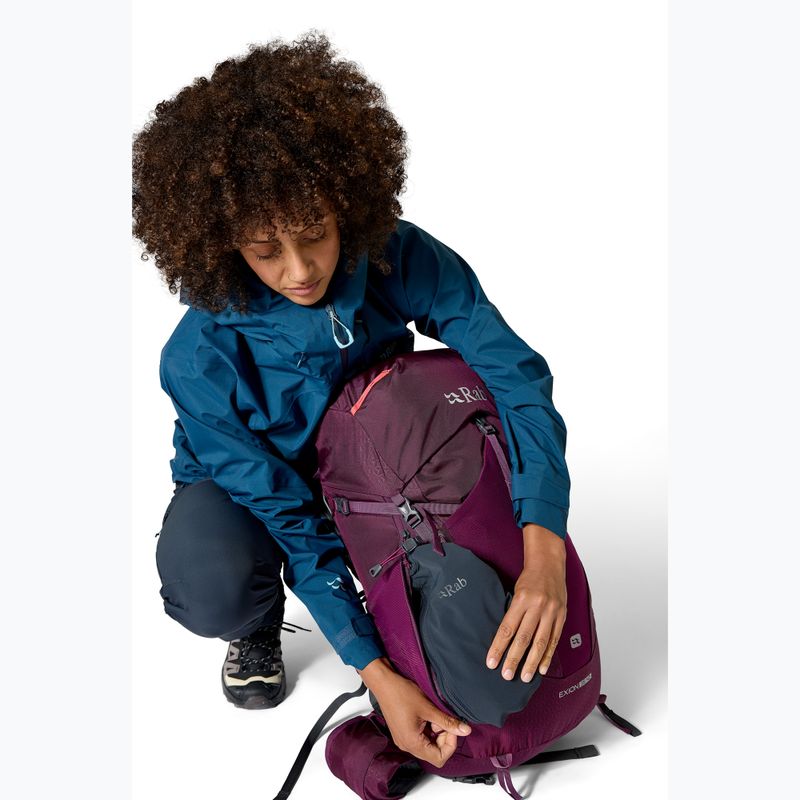 Dámsky turistický batoh Rab Exion 35 l mulberry 16