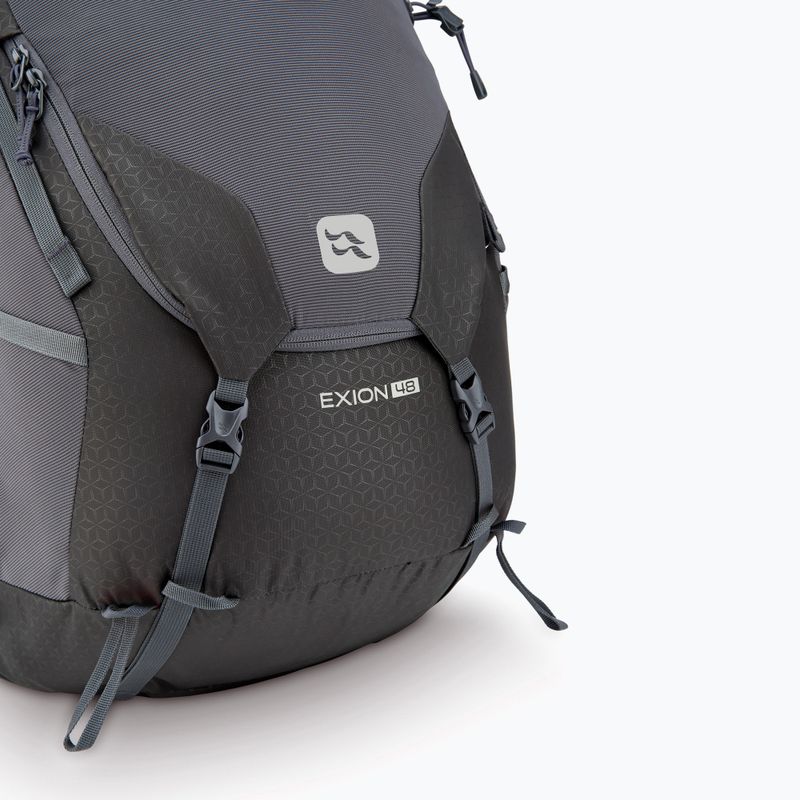 Turistický batoh Rab Exion 48 l L-XL antracit/grafén 9