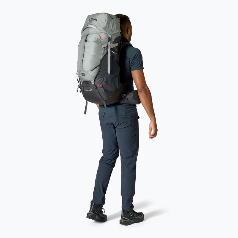 Trekingový batoh Rab Hyperon 65 l dark pewter/anthracite 8