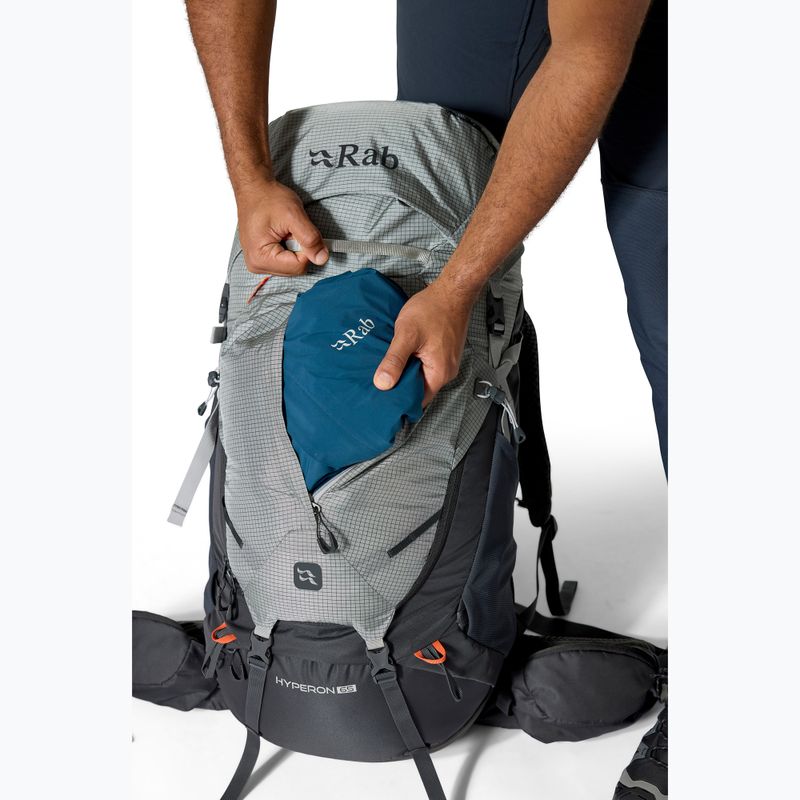 Trekingový batoh Rab Hyperon 65 l dark pewter/anthracite 13