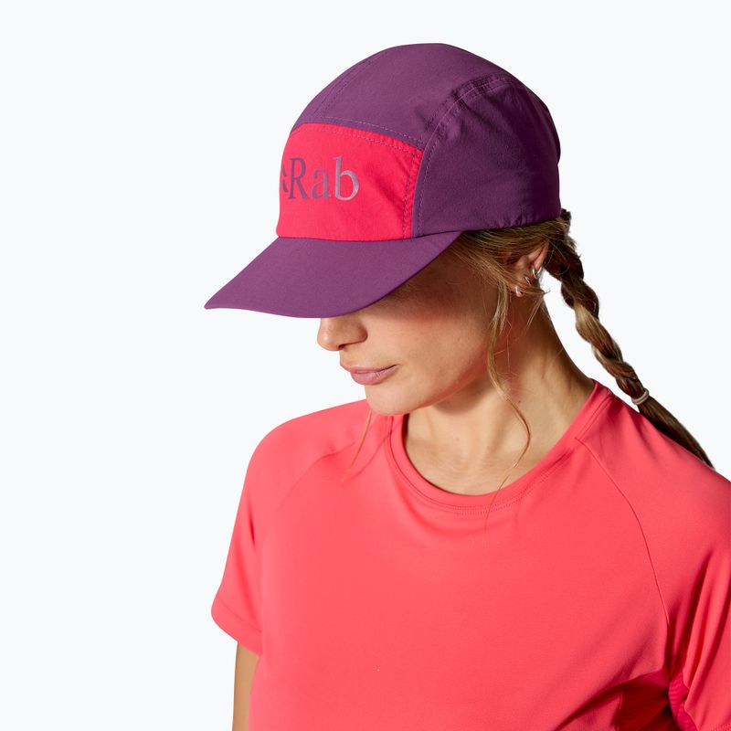 Šiltovka Rab Talus 5 Panel plum/watermelon 4