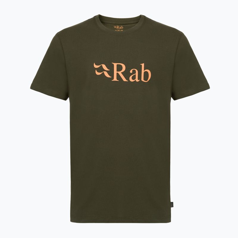 Pánske tričko Rab Ridge Tee ebony