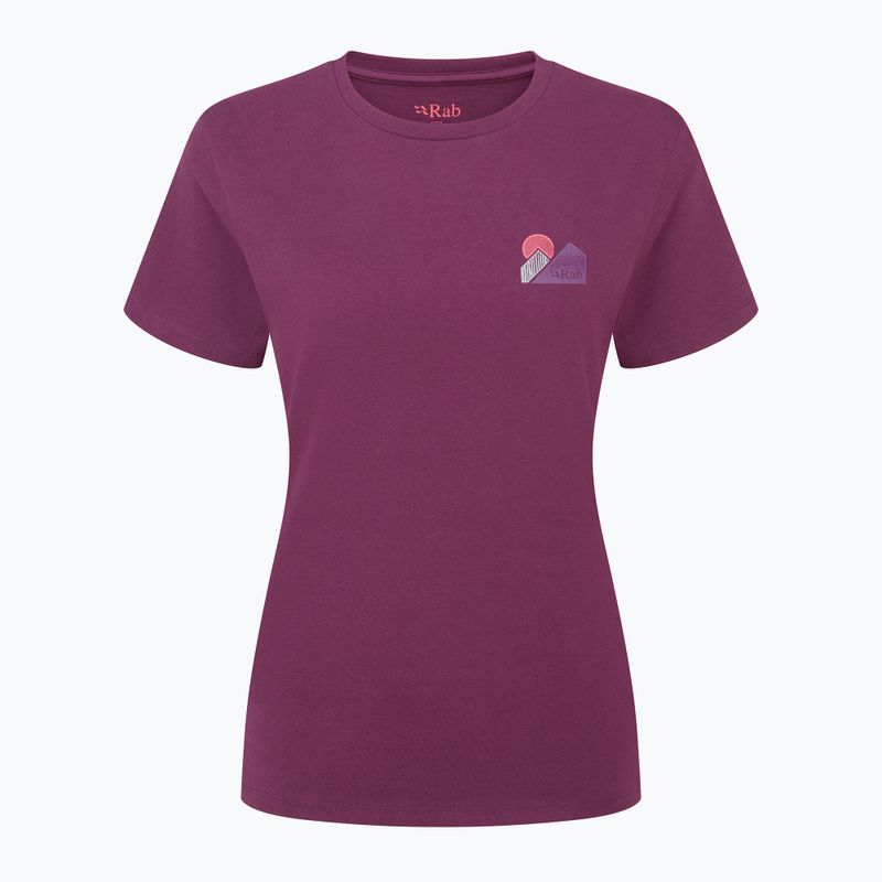 Dámske tričko Rab Tuku Vista Tee mulberry