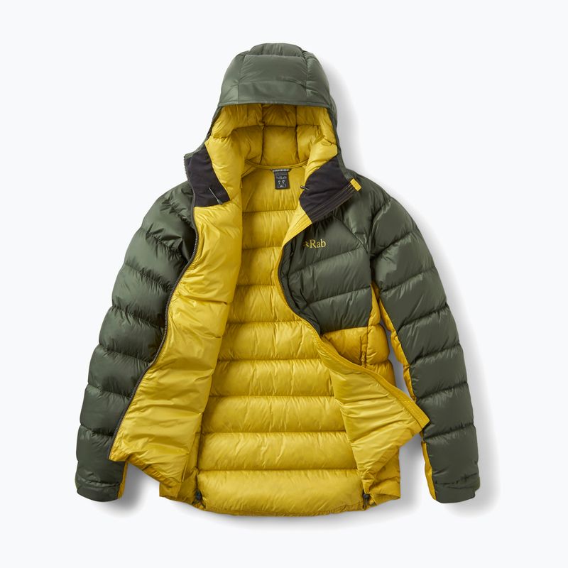 Pánska páperová bunda Rab Glaceon Pro Jacket army 3