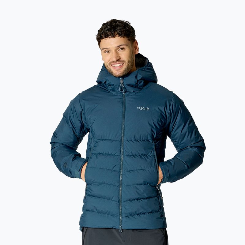 Pánska páperová bunda Rab Infinity Windstopper Hoody black