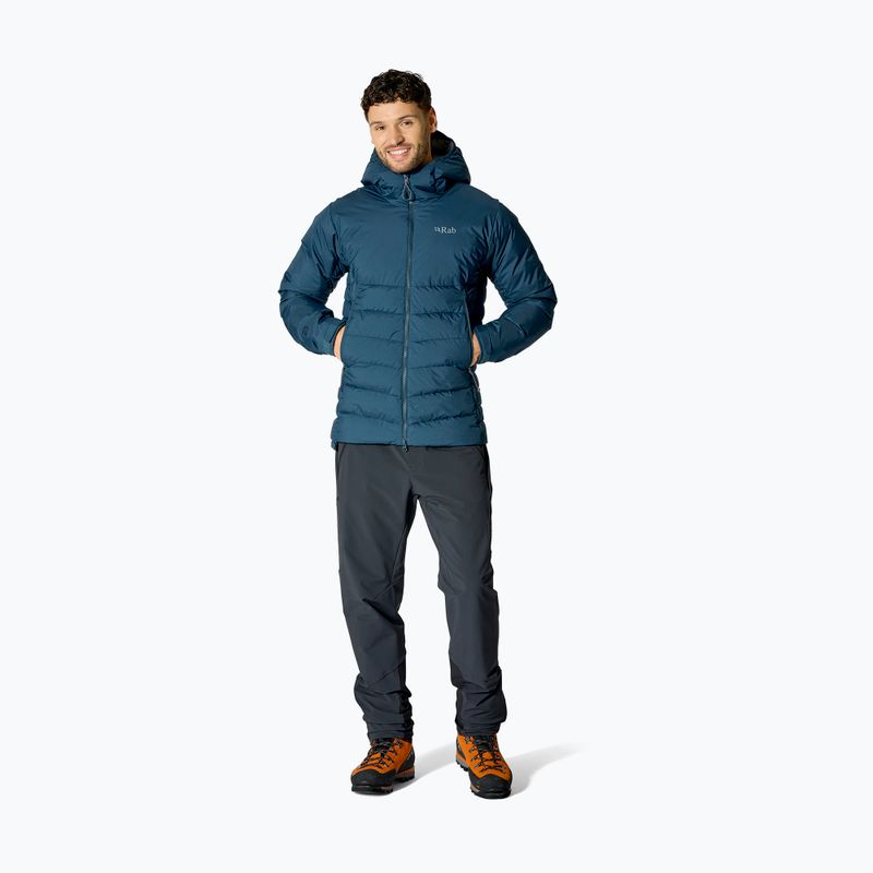 Pánska páperová bunda Rab Infinity Windstopper Hoody black 2