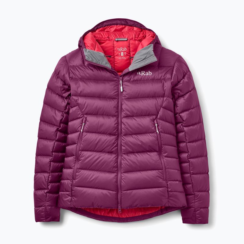 Dámska páperová bunda Rab Electron Pro Hoody mulberry