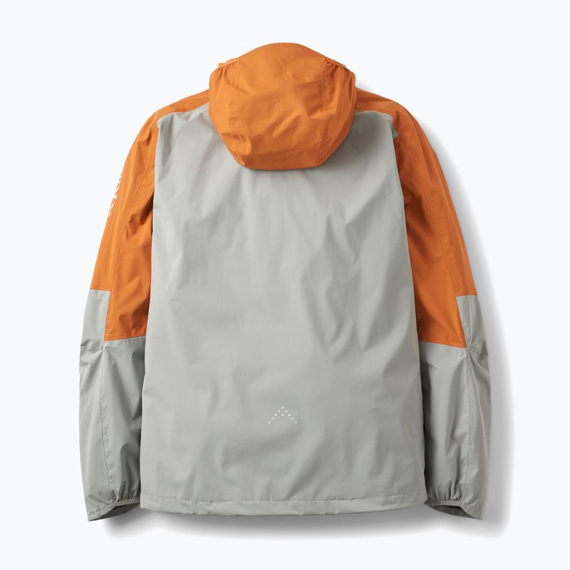 Pánska nepremokavá bunda Rab Downpour Trail Light dark melba/light zinc 2