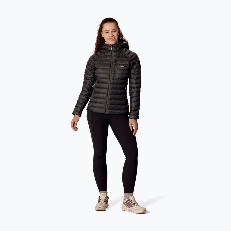 Dámska páperová bunda Rab Microlight Alpine Hoody graphene 2