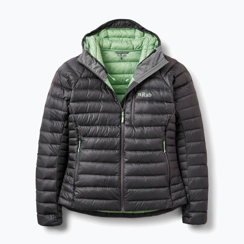 Dámska páperová bunda Rab Microlight Alpine Hoody graphene 4