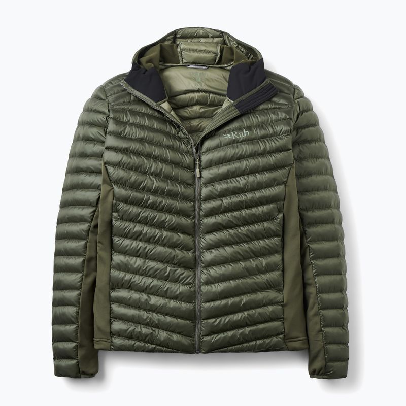 Pánska zateplená bunda Rab Cirrus Flex Hoody army
