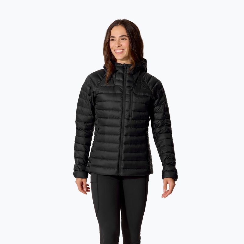 Dámska páperová bunda Rab Microlight Alpine Hoody black