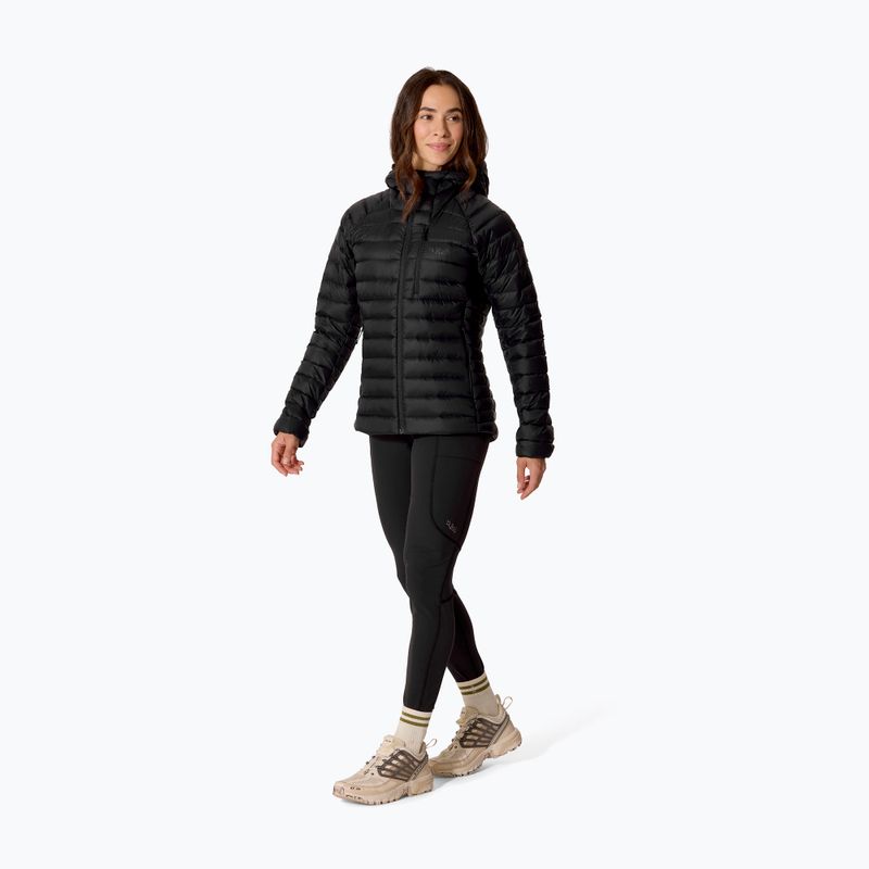 Dámska páperová bunda Rab Microlight Alpine Hoody black 2