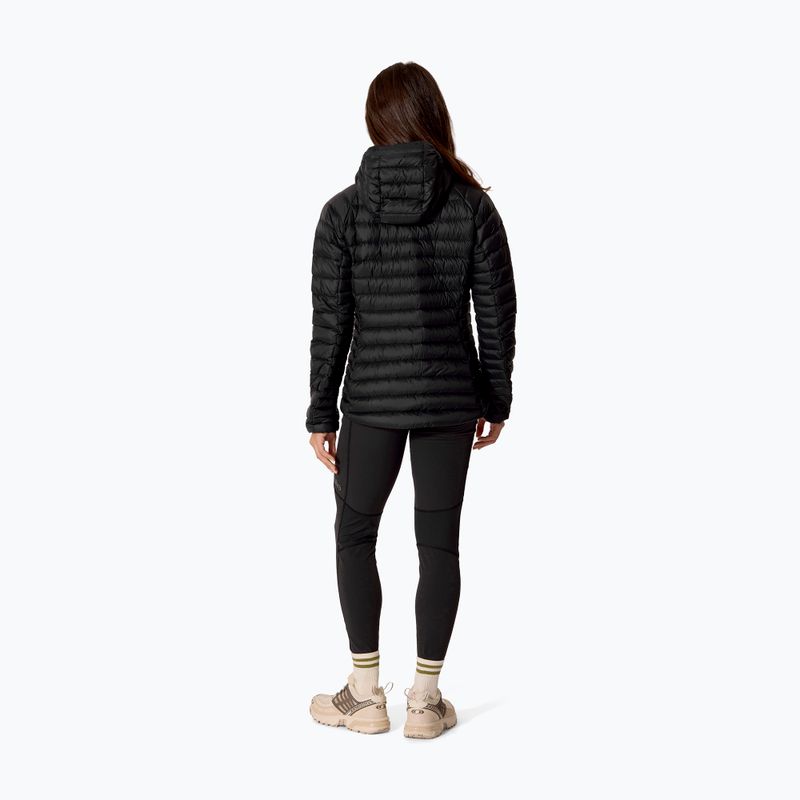 Dámska páperová bunda Rab Microlight Alpine Hoody black 3