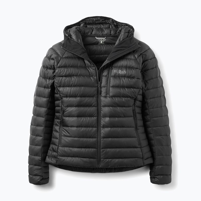 Dámska páperová bunda Rab Microlight Alpine Hoody black 4