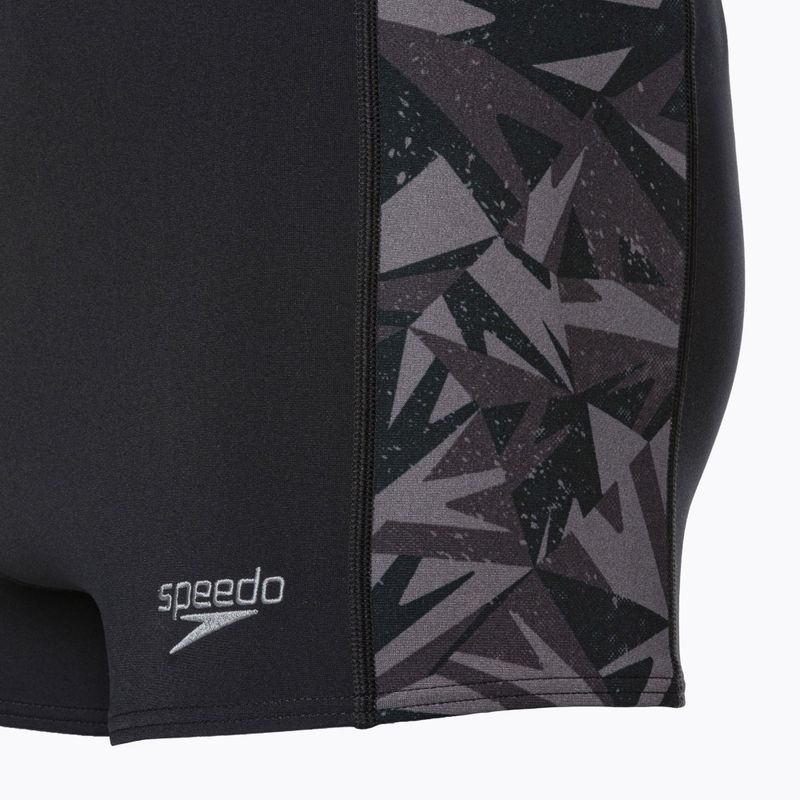 Plavky Speedo Hyperboom čierna/oxidová šedá 4