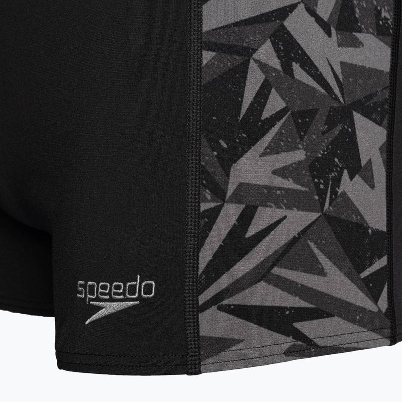 Plavky Speedo Hyperboom čierna/oxidová šedá 3