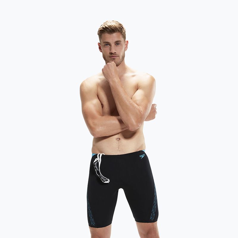 Speedo pánske plavky Hyper Boom Splice Jammer black 8-00303815147 5