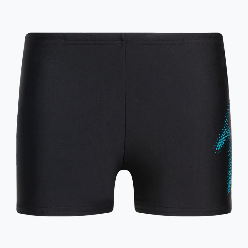 Speedo Hyper Boom Logo Placement Aquashort detské plavecké nohavice čierne 8-00315415190