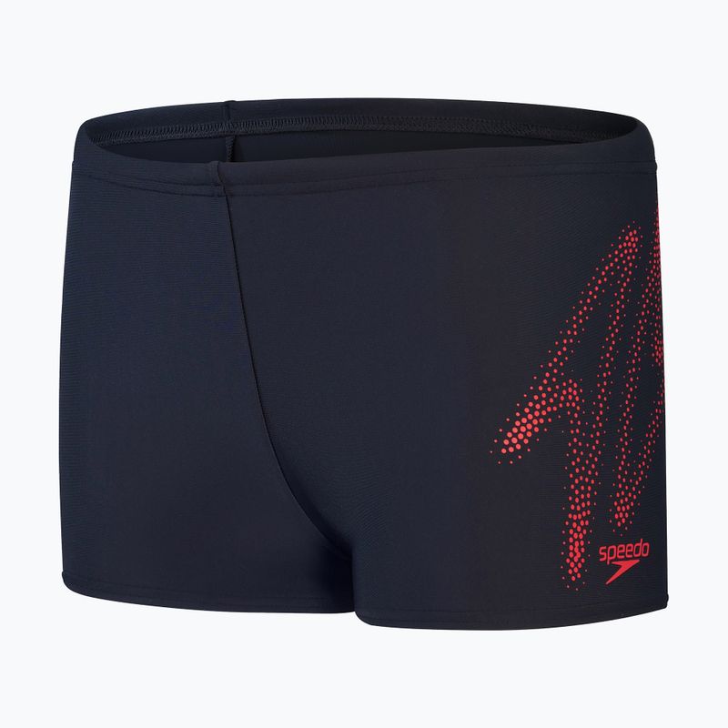 Speedo Hyper Boom Logo Placement Aquashort detské plavecké nohavice námornícka modrá 8-00315415190 4