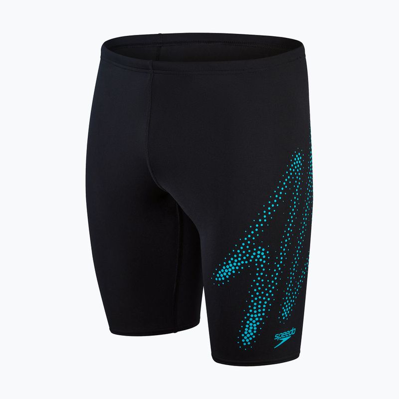 Speedo Hyper Boom Logo Umiestnenie Detský plavecký džem čierny 8-00315515182 4