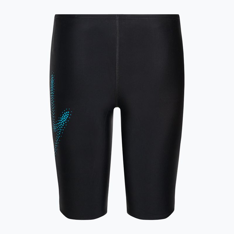 Speedo Hyper Boom Logo Umiestnenie Detský plavecký džem čierny 8-00315515182 2