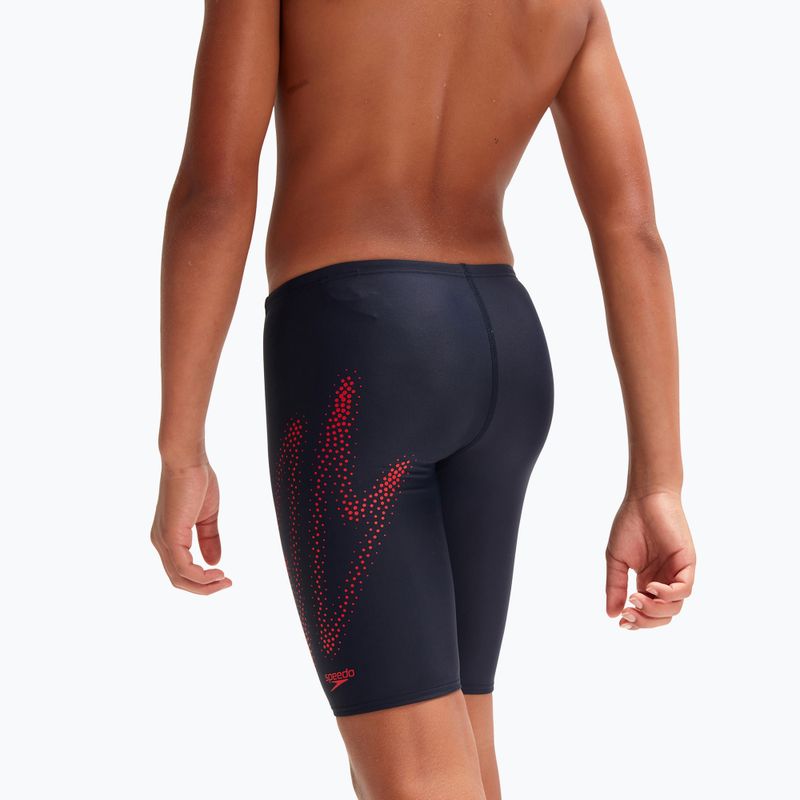 Speedo Hyper Boom Logo Umiestnenie Detský plavecký džem námornícka modrá 8-00315515183 7