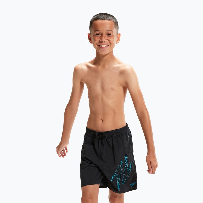 Speedo pánske plavecké šortky Hyper Boom Logo 15" Watershort black 8-00318815199 2