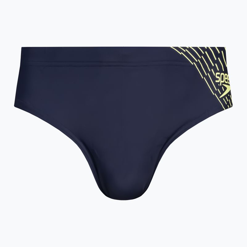 Pánske plavecké nohavičky Speedo Medley Logo 7 cm Brief tmavomodré 8-0973906873