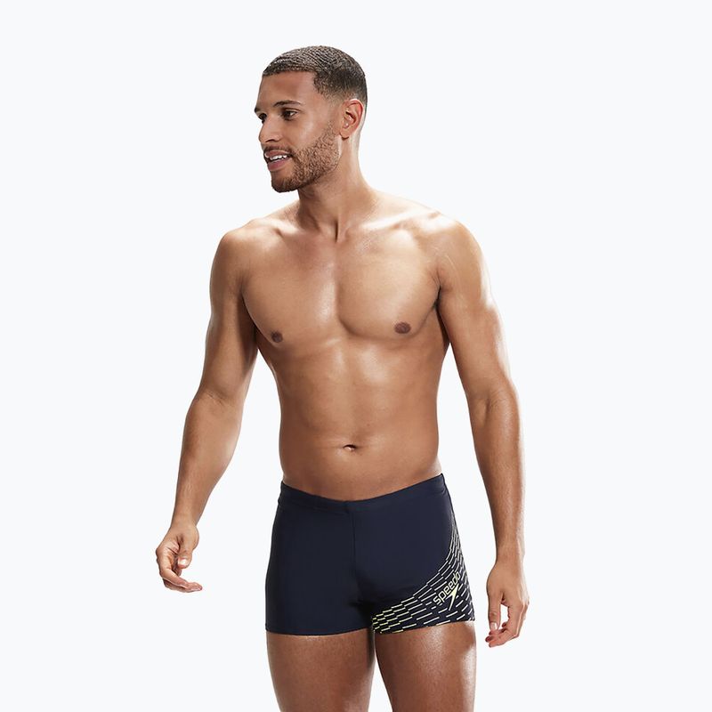 Pánske plavecké boxerky Speedo Medley Logo Aquashort navy blue 8-1135406872 5