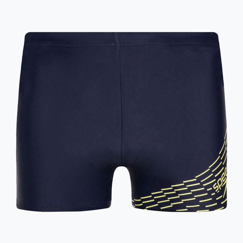 Pánske plavecké boxerky Speedo Medley Logo Aquashort navy blue 8-1135406872