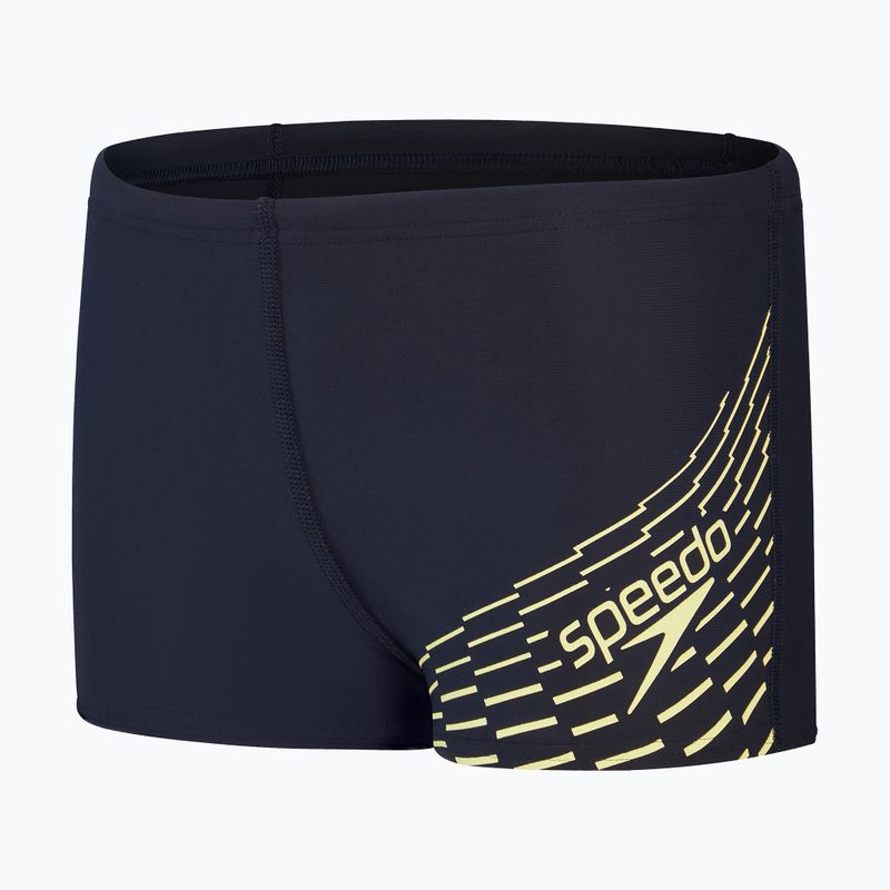 Speedo Medley Logo Aquashort detské plavecké nohavice námornícka modrá 8-1241006864 4