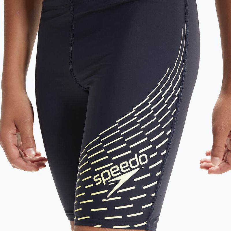 Speedo Medley Logo Detský plavecký džem námornícka modrá 8-1241106865 6