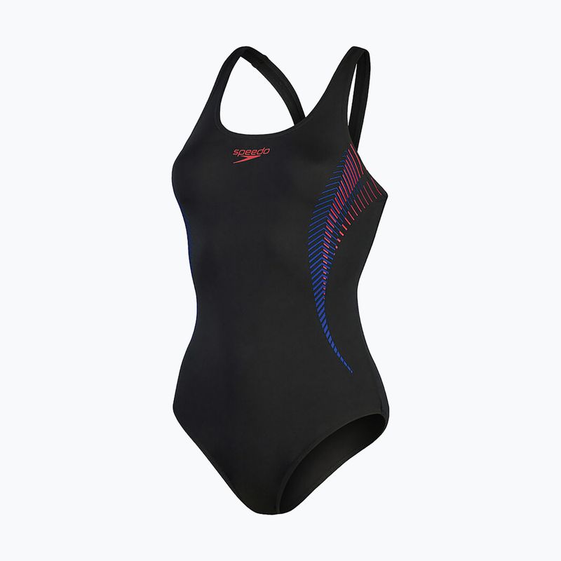 Jednodielne plavky Speedo Placement Muscleback black 8-00305814836 5