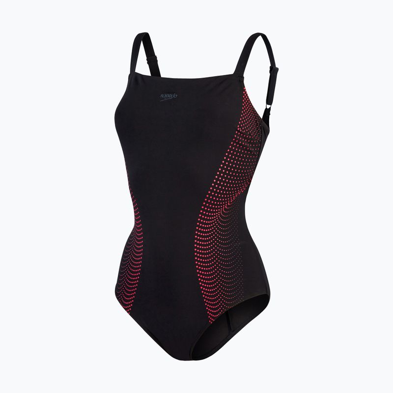 Speedo dámske jednodielne plavky rystalLux Printed Shaping black 8-00306915111 4