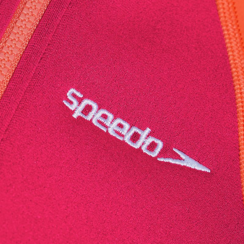 Detské jednodielne plavky Speedo Learn To Swim Neoprene cherry pink/coral 2