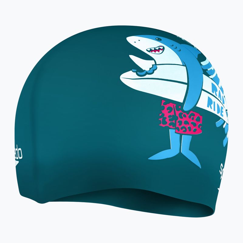 Detská čiapka Speedo Printed Silicone Junior námornícka modrá 8-0838614637 2