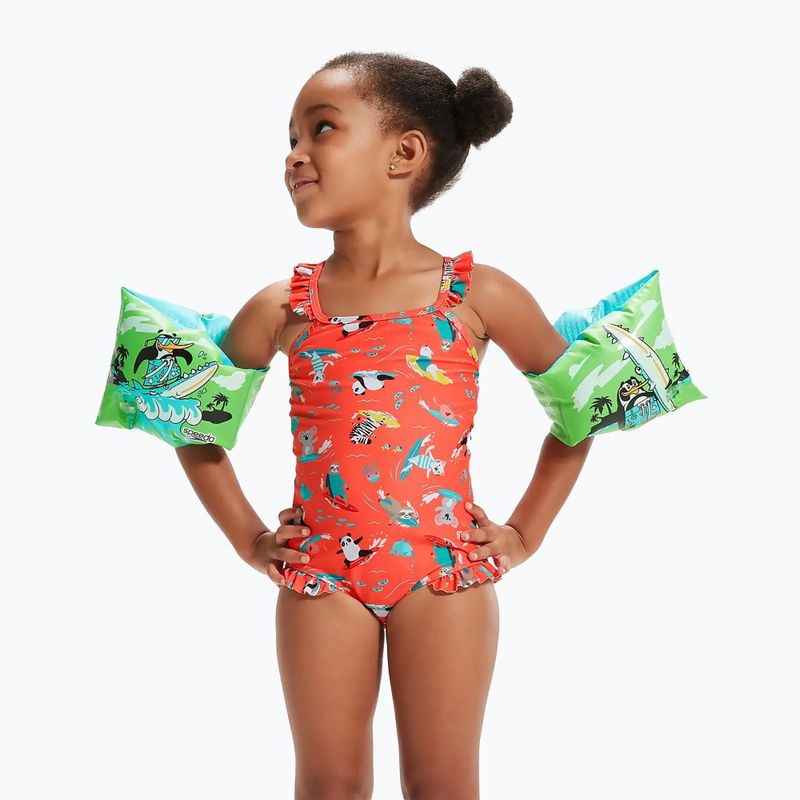 Detské rukávniky na plávanie Speedo Character Printed Armbands chima azure blue/fluro green 5