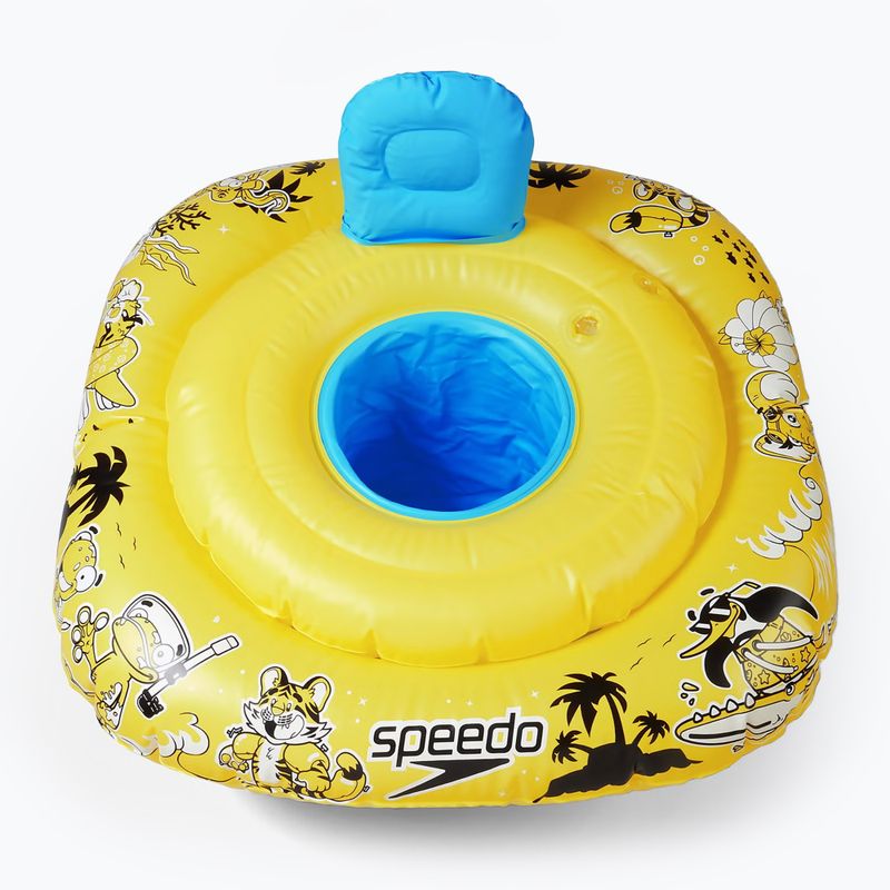 Plavecké koleso so sedačkou Speedo Character Swim Wheel pre dojčatá 0-1 so sedadlom žltá/modrá 2