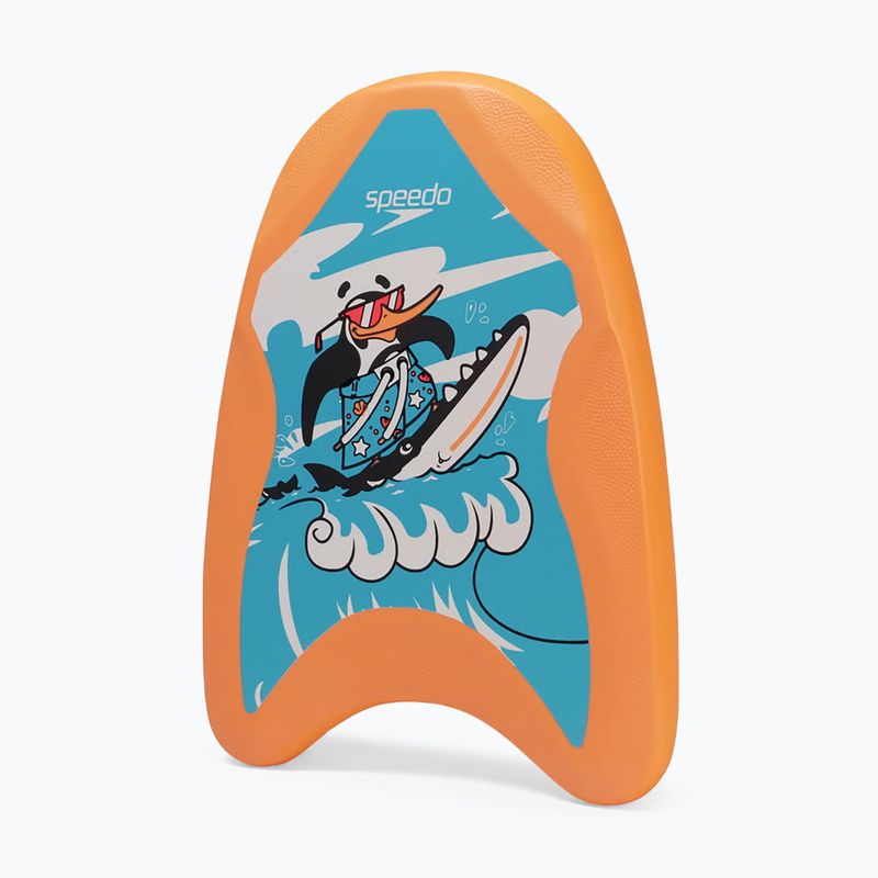 Plavecká doska Speedo Turtle Printed Float chima azure blue/fluro orange 2