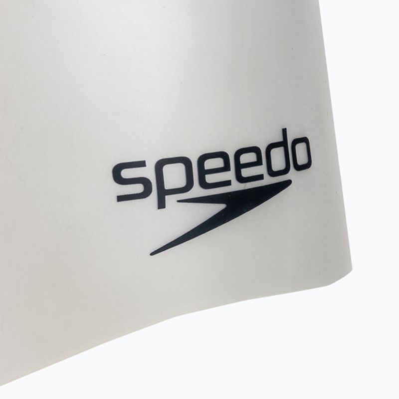 Speedo hladký tvarovaný silikónový uzáver strieborný 8-7098414572 3